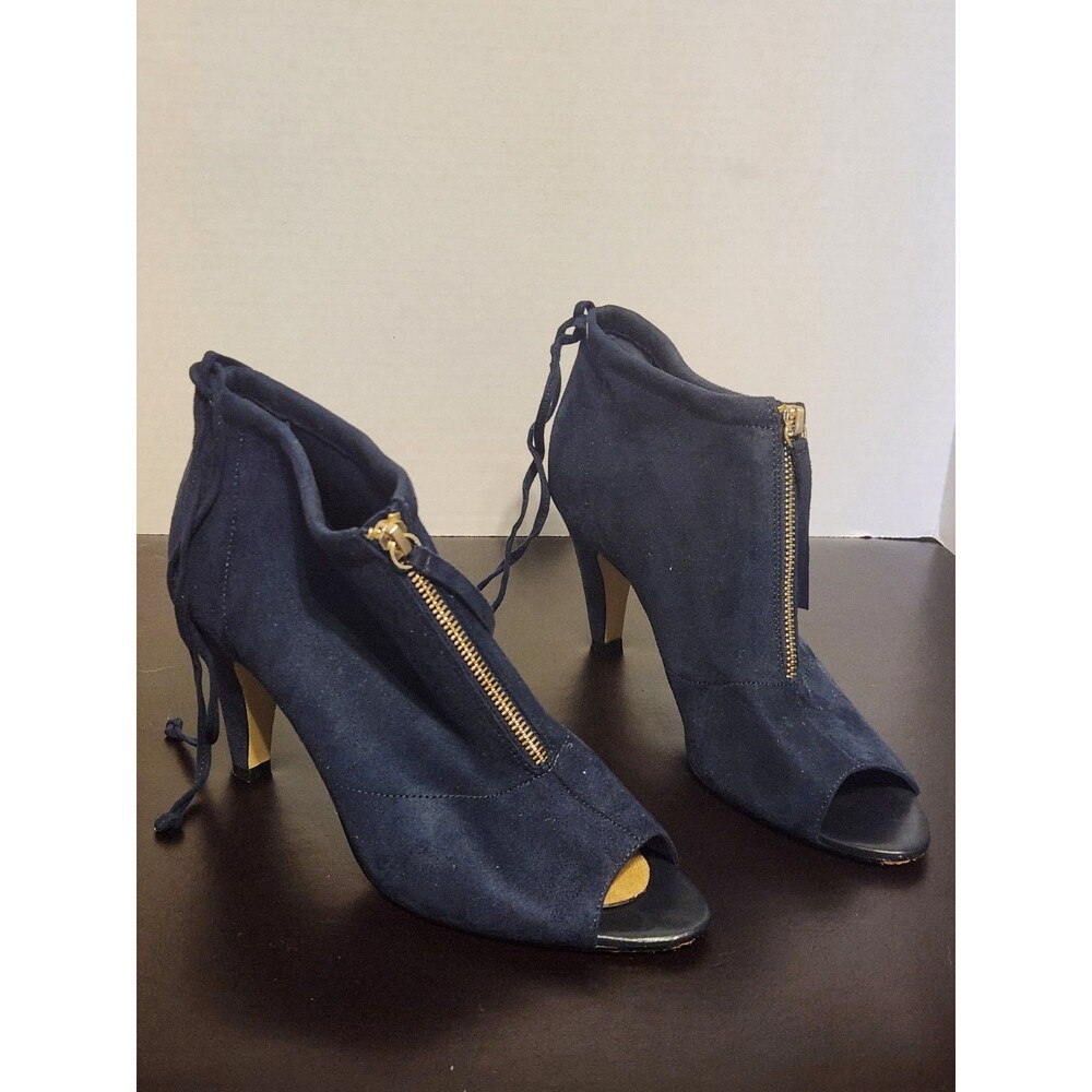 Sz 10 - Bella Vita Nicolette Booties Navy Blue